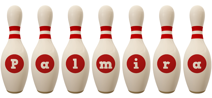 Palmira bowling-pin logo