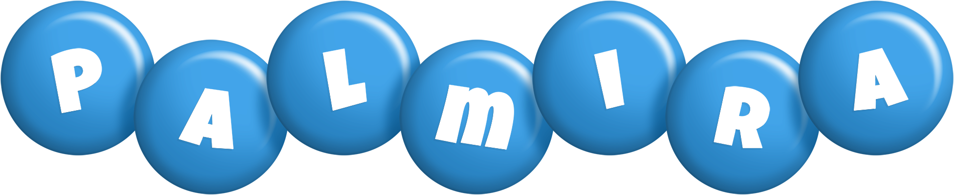 Palmira candy-blue logo