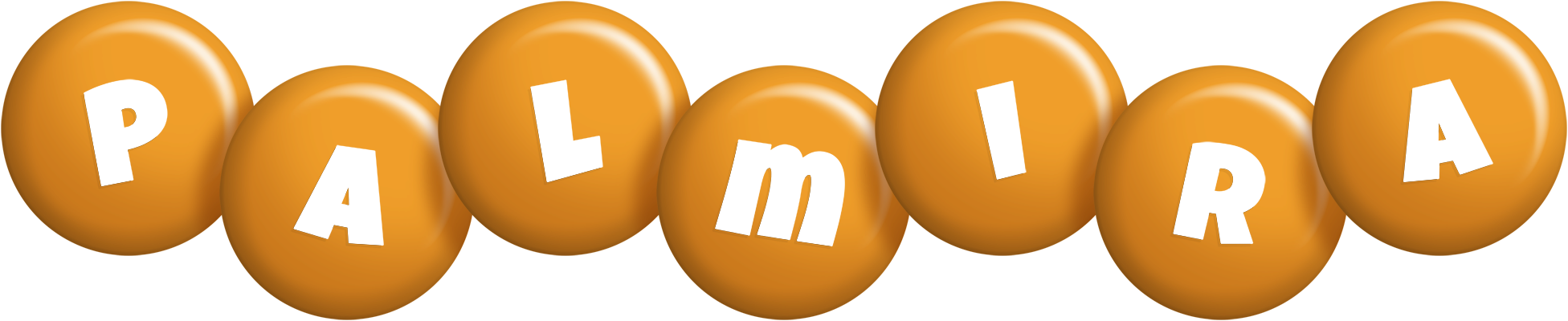 Palmira candy-orange logo
