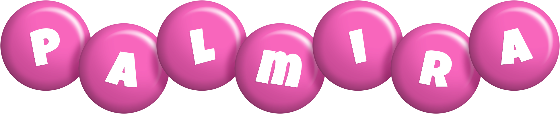 Palmira candy-pink logo