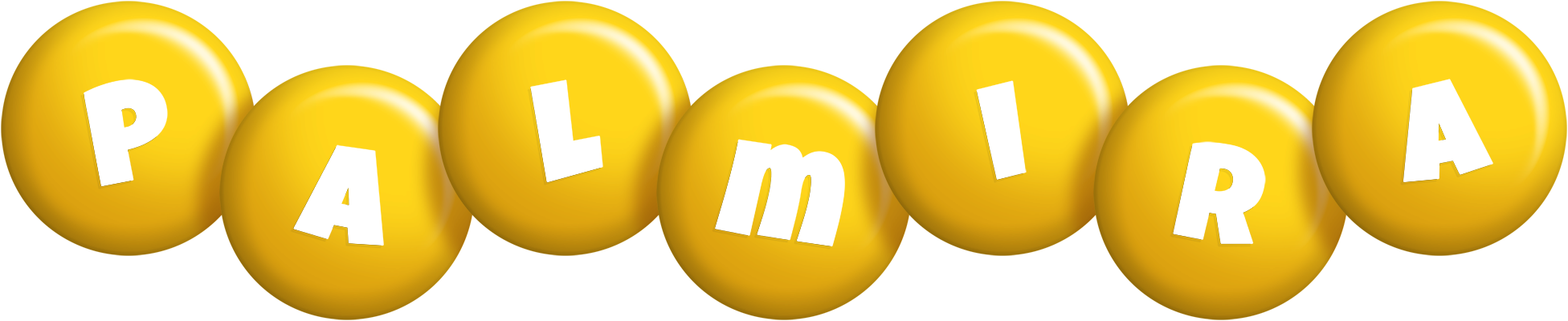 Palmira candy-yellow logo