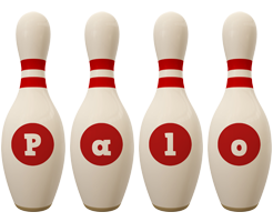 Palo bowling-pin logo