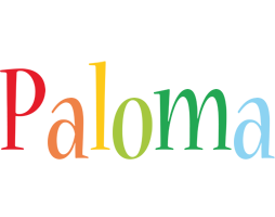 Paloma birthday logo