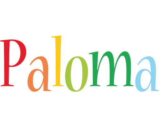 Paloma birthday logo