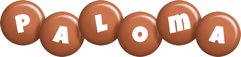 Paloma candy-brown logo