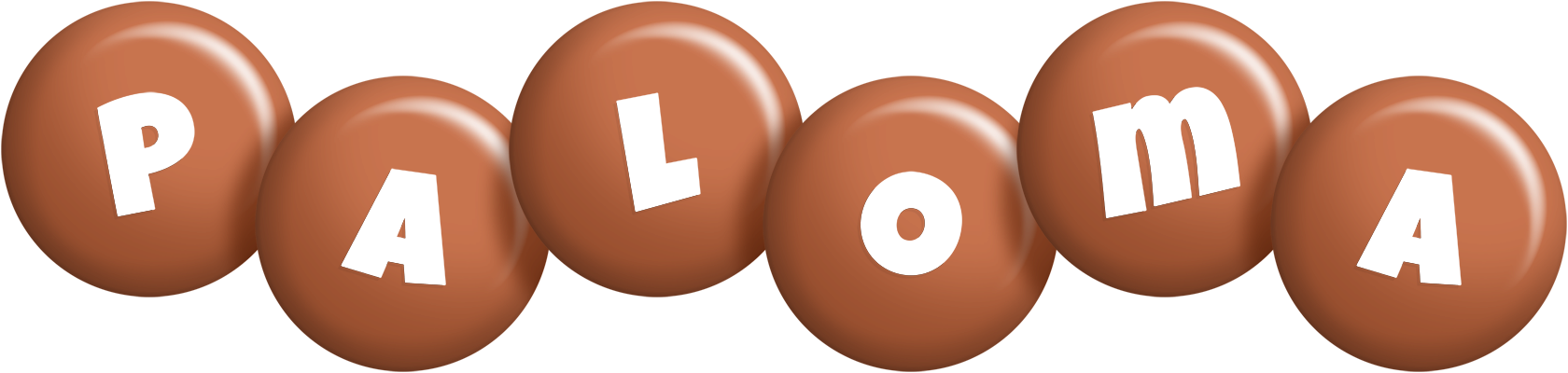 Paloma candy-brown logo