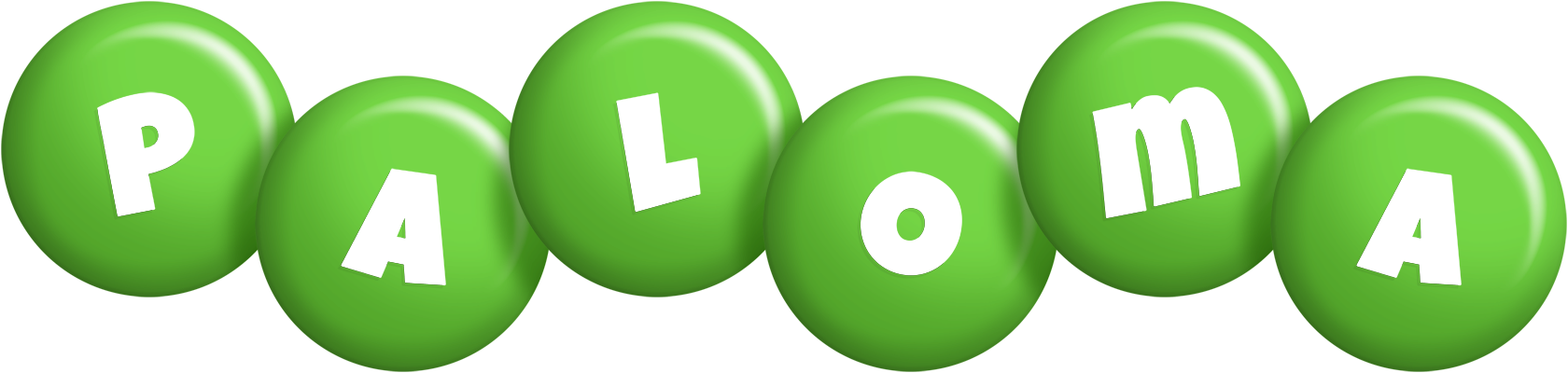 Paloma candy-green logo