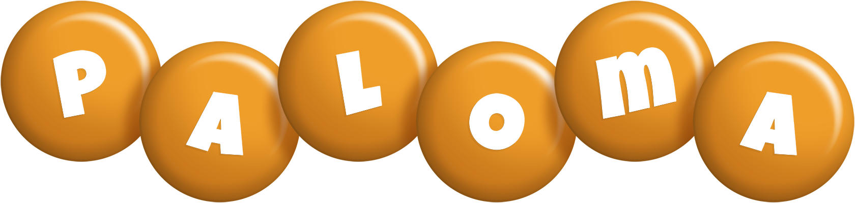Paloma candy-orange logo