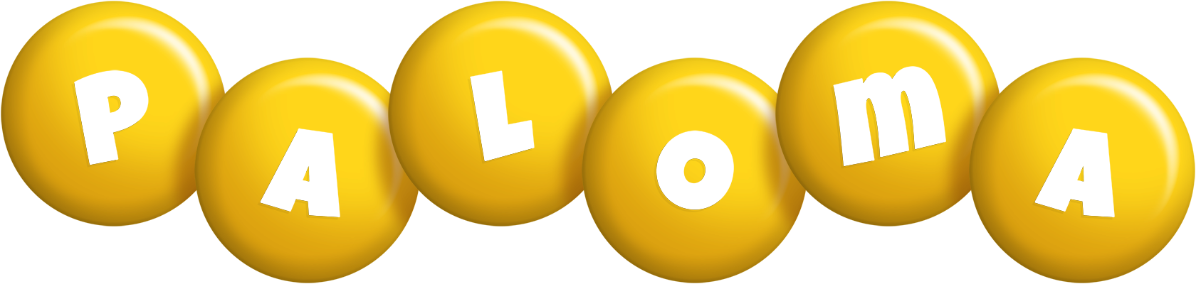 Paloma candy-yellow logo