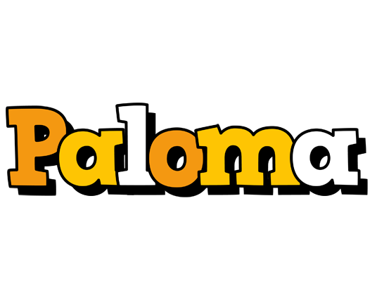Paloma cartoon logo