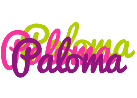 Paloma flowers logo