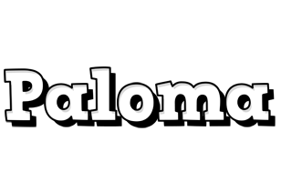 Paloma snowing logo