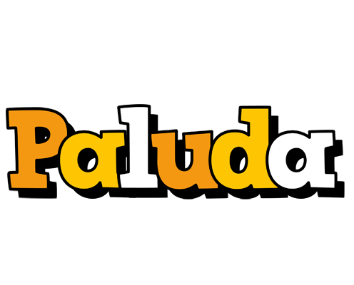 Paluda cartoon logo