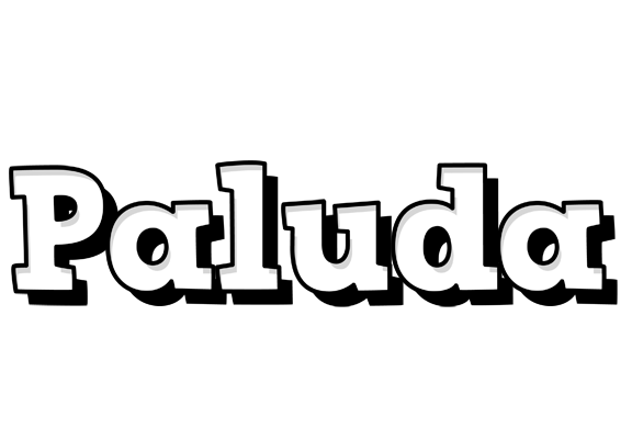 Paluda snowing logo