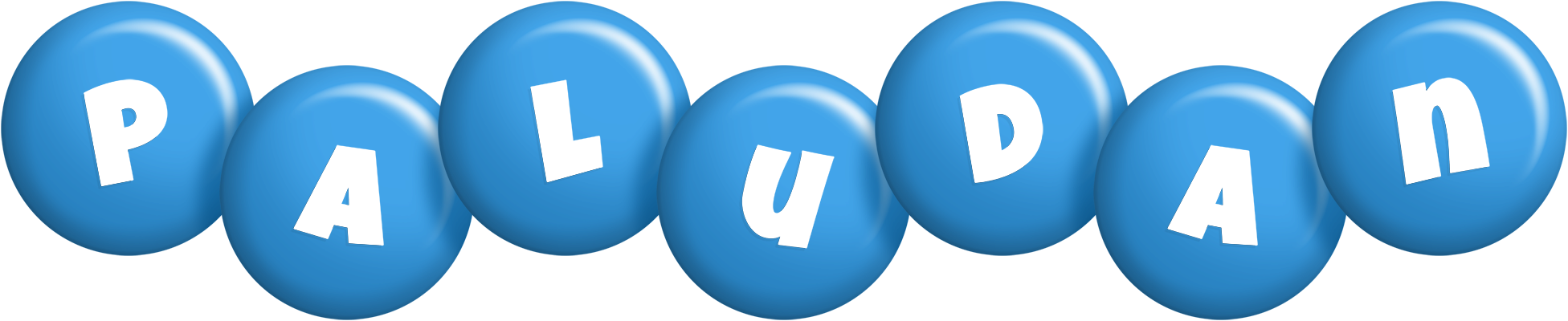Paludan candy-blue logo