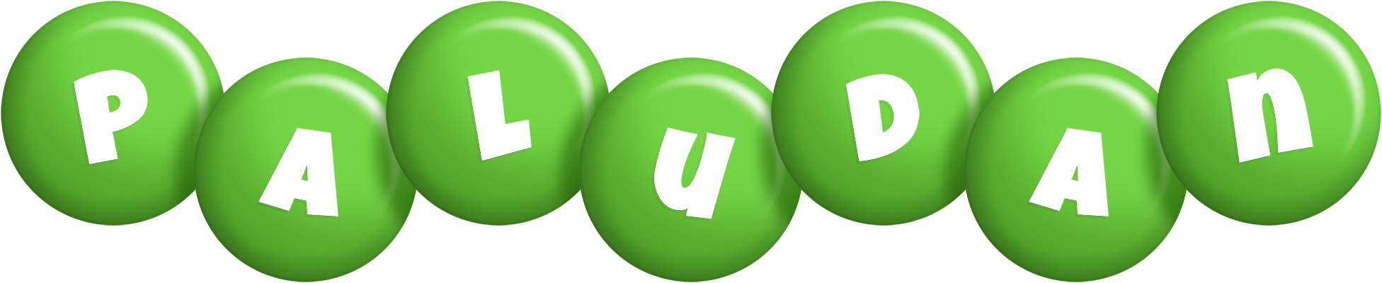 Paludan candy-green logo