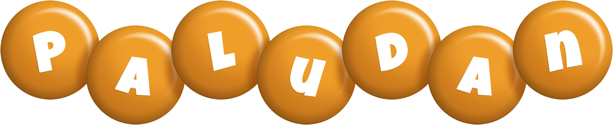 Paludan candy-orange logo