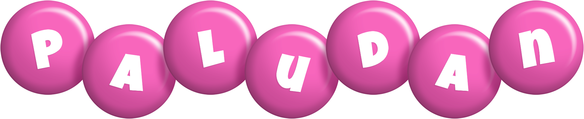 Paludan candy-pink logo