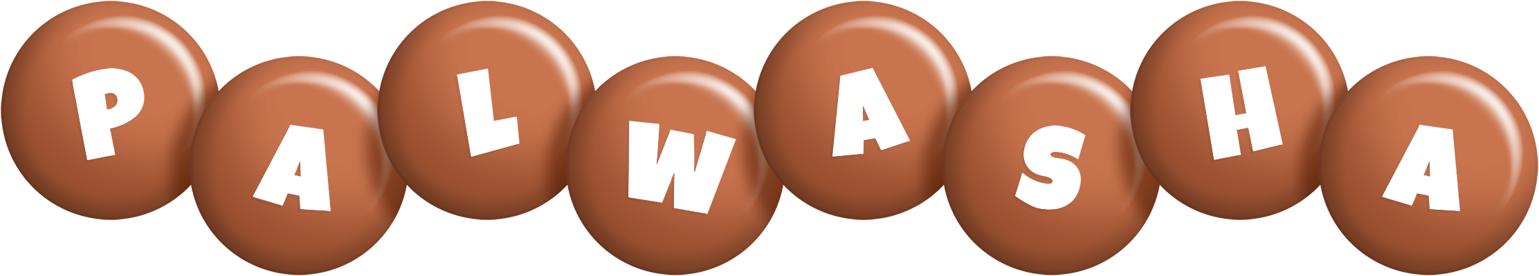 Palwasha candy-brown logo