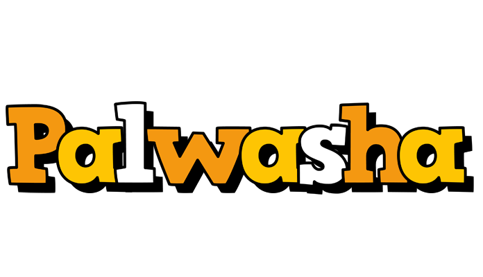 Palwasha cartoon logo