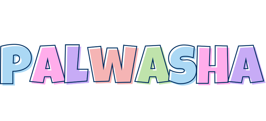 Palwasha pastel logo