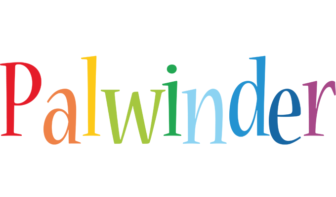 Palwinder birthday logo