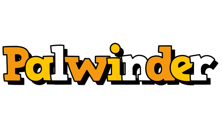 Palwinder cartoon logo