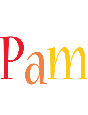 Pam birthday logo