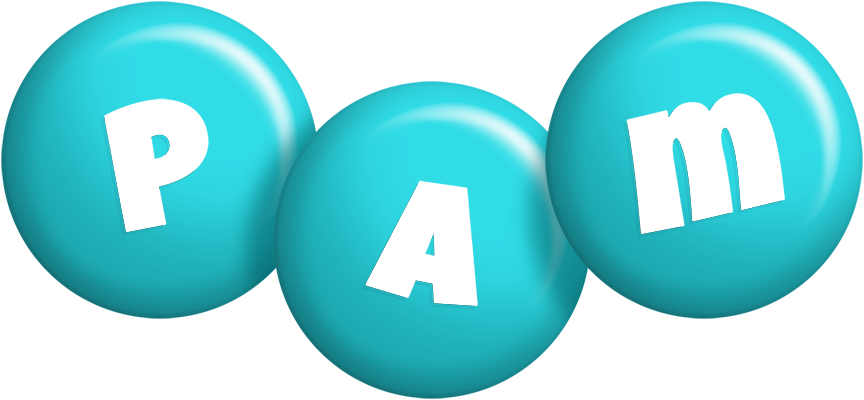 Pam candy-azur logo