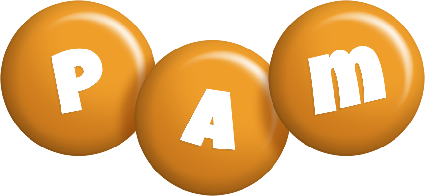 Pam candy-orange logo