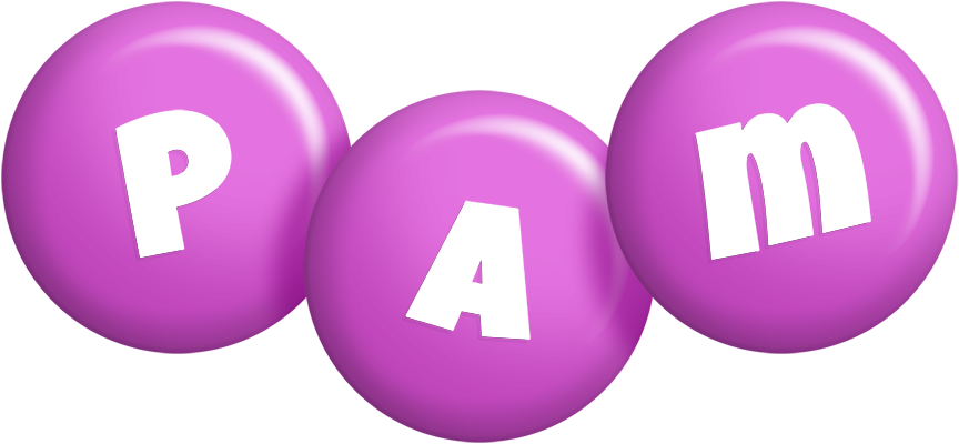 Pam candy-purple logo