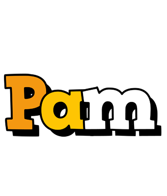 Pam cartoon logo