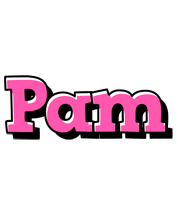 Pam girlish logo