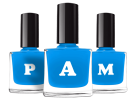 Pam glossy logo