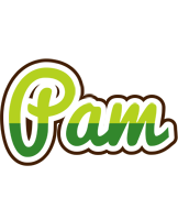 Pam golfing logo