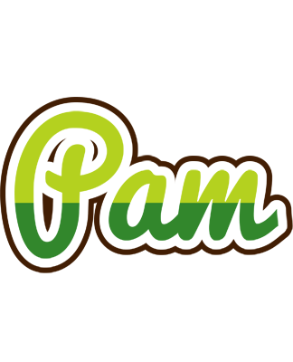 Pam golfing logo