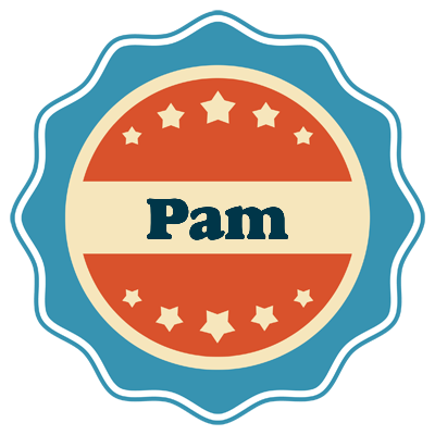 Pam labels logo