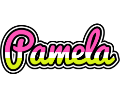 Pamela candies logo