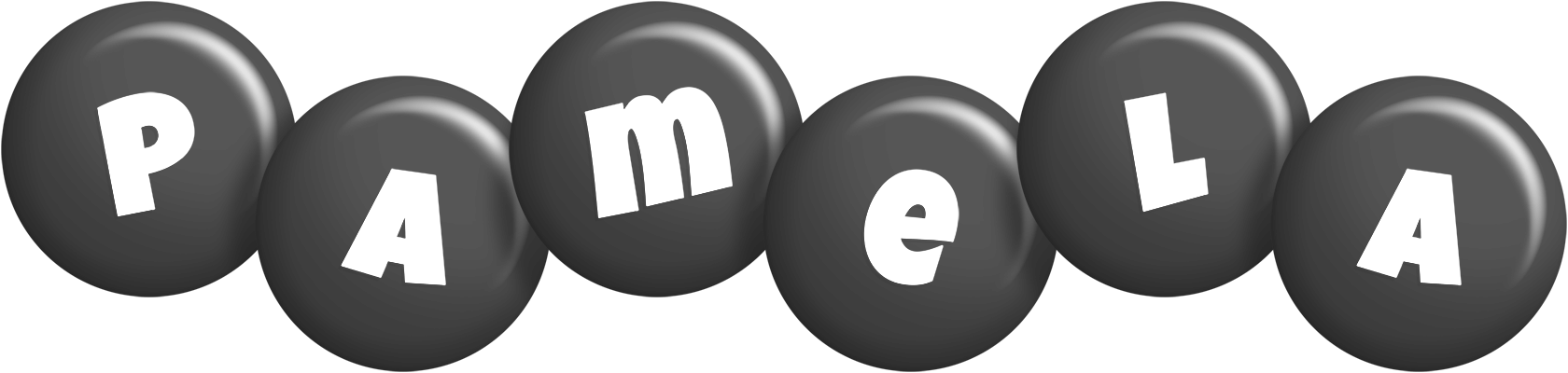 Pamela candy-black logo