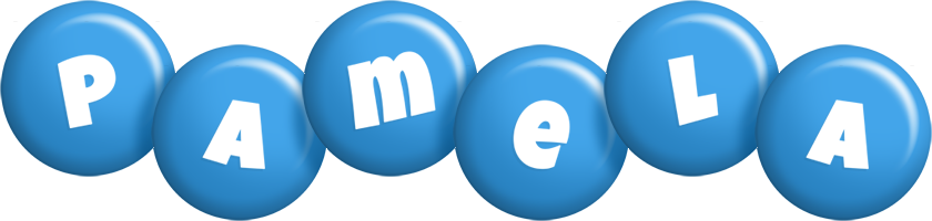 Pamela candy-blue logo