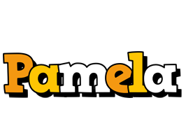 Pamela cartoon logo