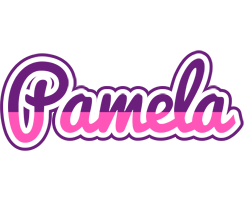 Pamela cheerful logo