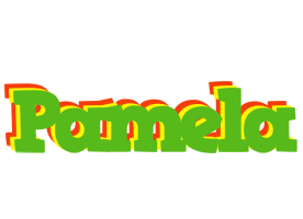 Pamela crocodile logo