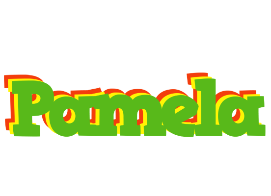 Pamela crocodile logo