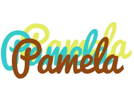 Pamela cupcake logo