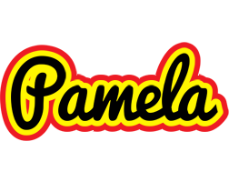 Pamela flaming logo