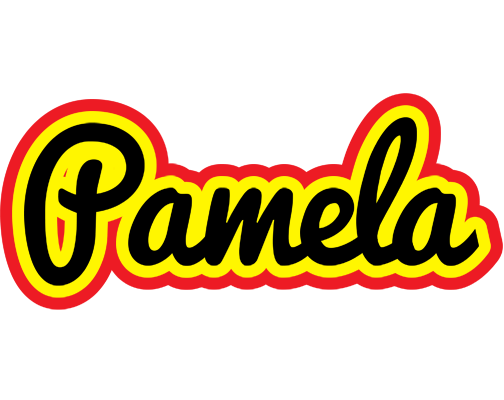 Pamela flaming logo