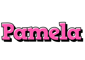 Pamela girlish logo