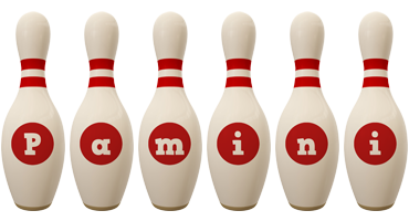 Pamini bowling-pin logo