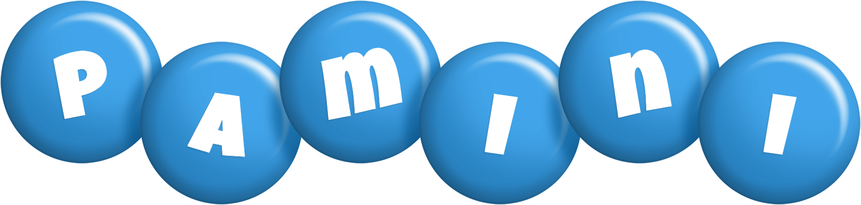 Pamini candy-blue logo